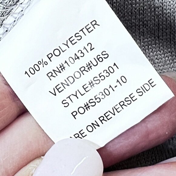 FeatherLite Fleece Jacket Gray Full Zip Boise High School Womens Girls Small - Picture 5 of 10